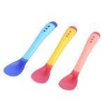 1-3Pcs-Baby-Silicon-Spoon-Infant-Safety-Temperature-Sensing-Spoons-Feeding-Learning-Tableware-Baby-Kids-Flatware
