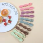 2PCS-Cute-Baby-Learning-Spoons-Utensils-Set-Food-Grade-Silicone-Sticky-Spoon-Children-Cutlery-Training-Spoon