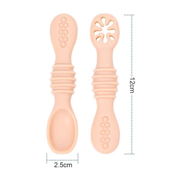 2PCS-Cute-Baby-Learning-Spoons-Utensils-Set-Food-Grade-Silicone-Sticky-Spoon-Children-Cutlery-Training-Spoon-3