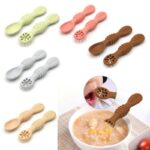 2PCS-Cute-Baby-Learning-Spoons-Utensils-Set-Food-Grade-Silicone-Sticky-Spoon-Children-Cutlery-Training-Spoon