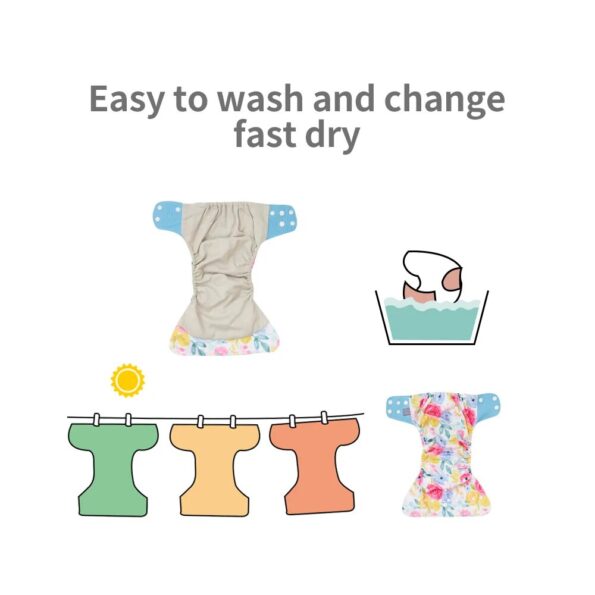 4pcs-set-ECO-friendly-Gray-Mesh-Cloth-Baby-Cloth-Diapers-New-Washable-Pocket-Diaper-Adjustable-Reusable-3