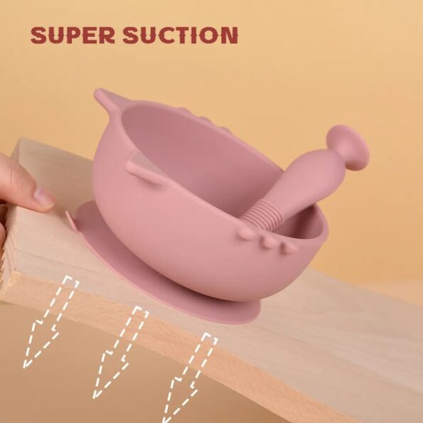 BPA-Free-Rabbit-Silicone-Bowl-for-Baby-Silicone-Baby-Feeding-Bowl-Tableware-Waterproof-Spoon-Non-Slip-3