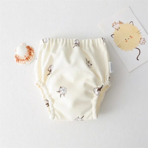 Baby-Cartoon-Cotton-Animal-Bear-Squirrel-Vegetable-Waterproof-Diaper-Pockets-Diapers-Training-Pants-Gauze-Diaper-Learning-1
