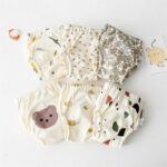 Baby-Cartoon-Cotton-Animal-Bear-Squirrel-Vegetable-Waterproof-Diaper-Pockets-Diapers-Training-Pants-Gauze-Diaper-Learning