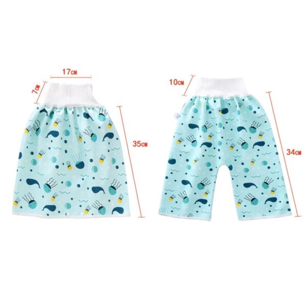 Baby-Diaper-Waterproof-Skirt-Infant-Leak-proof-Urine-Training-Pants-Cloth-Diapers-Kids-Nappy-Sleeping-Bed-2