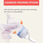 Baby-Feeding-Bottle-Dolphin-Silicone-Rice-Cereal-Spoon-Newborn-Tableware-Baby-Goods-Feeding-Spoon