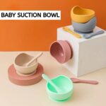 Baby-Led-Weaning-Supplies-Silicone-Dishes-Feeding-Set-Suction-Cup-Bowl-Divided-Plate-Toddler-Kids-Eating