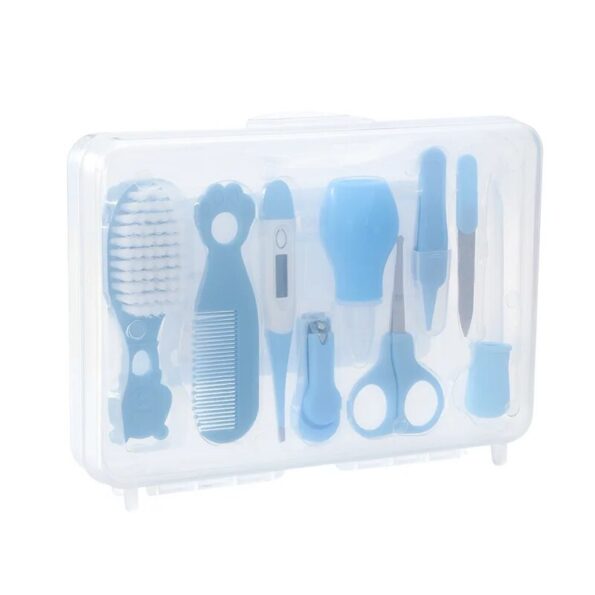 Baby-Nail-Care-Box-9-piece-Set-fingernail-Clipper-Comb-Brush-Nose-Aspirator-agnail-Clipper-Medication-1