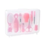 Baby-Nail-Care-Box-9-piece-Set-fingernail-Clipper-Comb-Brush-Nose-Aspirator-agnail-Clipper-Medication