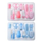 Baby-Nail-Care-Box-9-piece-Set-fingernail-Clipper-Comb-Brush-Nose-Aspirator-agnail-Clipper-Medication