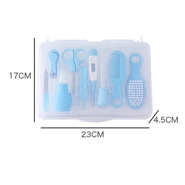 Baby-Nail-Care-Box-9-piece-Set-fingernail-Clipper-Comb-Brush-Nose-Aspirator-agnail-Clipper-Medication-5
