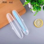 Baby-Soft-Silicone-Spoon-with-Storage-Box-Candy-Color-Temperature-Sensing-Spoon-Children-Food-Feeding-Dishes