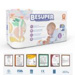 Besuper-Premium-Disposable-Newborn-Baby-Diaper-Breathable-Kids-Nappies-Leak-Protection-Easily-Absorbent-Soft-Dry-Children