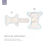 Elinfant-Rainbow-Print-Bamboo-Velour-Cloth-Diaper-Heavy-Wetter-Hybrid-AIO-AI2-Waterproof-Bamboo-Cotton-insert