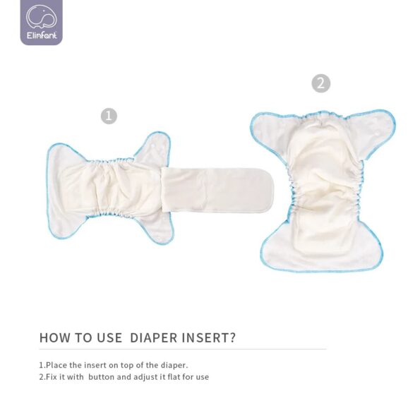 Elinfant-Rainbow-Print-Bamboo-Velour-Cloth-Diaper-Heavy-Wetter-Hybrid-AIO-AI2-Waterproof-Bamboo-Cotton-insert-3