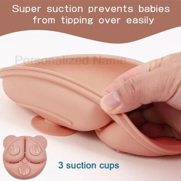 Feeding-Set-Silicone-For-Baby-Sucker-Bowl-Dishes-Plate-For-Kids-Bear-Plate-Set-Baby-Tableware-4