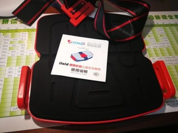 Foldable-Child-Safety-Seat-Baby-Toddler-Booster-Seat-Cushion-Three-point-Safety-Harness-Kids-Travel-Portable-5