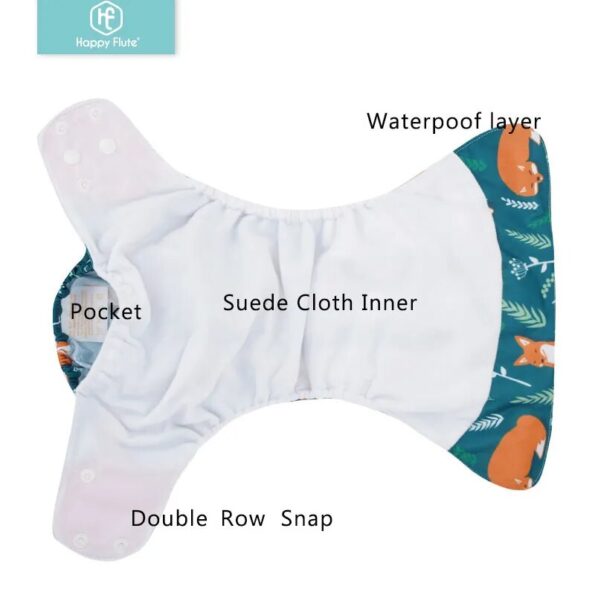 HappyFlute-8-diapers-8-Inserts-Baby-Cloth-Diapers-One-Size-Adjustable-Washable-Reusable-Cloth-Nappy-For-4