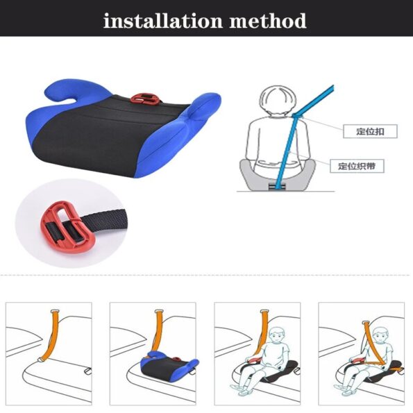 Kid-Baby-Car-Booster-Mat-Safe-Seat-Sturdy-Children-Baby-Increased-Seat-Pad-Non-slip-Booster-3