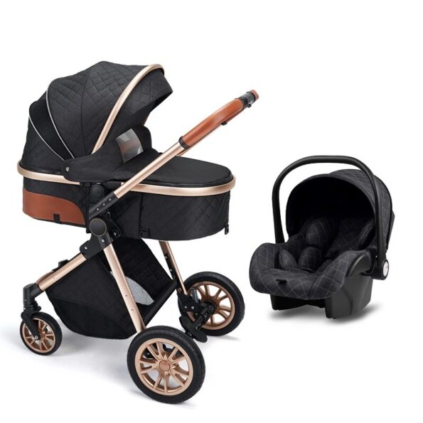 Luxury-Multifunctional-Baby-Stroller-3-in-1-High-Landscape-Baby-Pram-Adjustable-Baby-Bassinet-Infant-Carseat-2