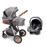 Luxury-Multifunctional-Baby-Stroller-3-in-1-High-Landscape-Baby-Pram-Adjustable-Baby-Bassinet-Infant-Carseat