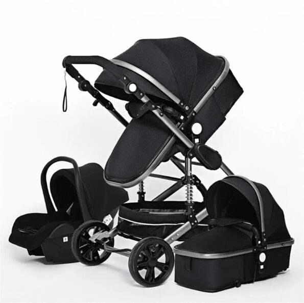 Multifunctional-3-in-1-Baby-Stroller-luxury-Portable-High-Landscape-4-Wheel-Stroller-Folding-Carriage-Gold-5