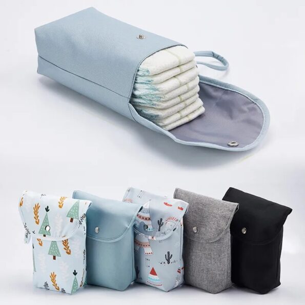 New-waterproof-and-reusable-baby-diaper-bag-baby-handbag-large-capacity-mommy-diaper-storage-bag-wholesale