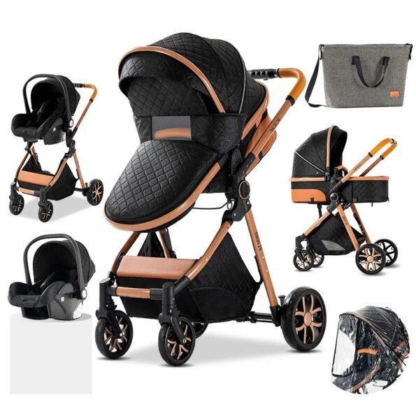 Royal-Luxury-Baby-3-in-1-Stroller-High-Landscape-Folding-Kinderwagen-Pram-Baby-Carriage-Portable-Travel-2