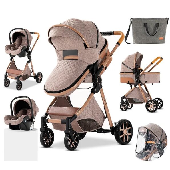 Royal-Luxury-Baby-3-in-1-Stroller-High-Landscape-Folding-Kinderwagen-Pram-Baby-Carriage-Portable-Travel-4