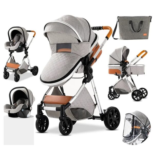 Royal-Luxury-Baby-3-in-1-Stroller-High-Landscape-Folding-Kinderwagen-Pram-Baby-Carriage-Portable-Travel-5