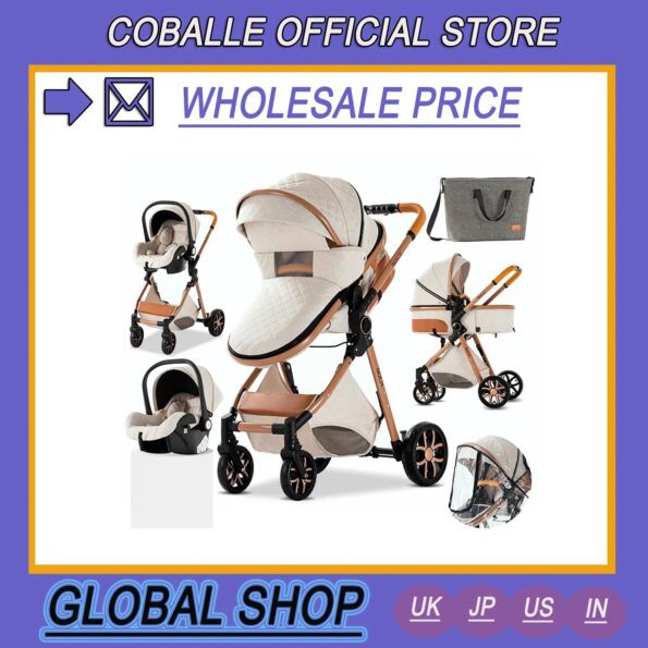Royal-Luxury-Baby-3-in-1-Stroller-High-Landscape-Folding-Kinderwagen-Pram-Baby-Carriage-Portable-Travel