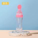 Squeezing-Feeding-Bottle-Silicone-Newborn-Baby-Training-Rice-Spoon-Infant-Cereal-Food-Supplement-Feeder-Safe-Tableware