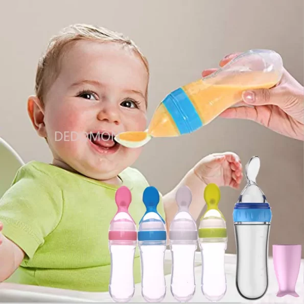 Squeezing-Feeding-Bottle-Silicone-Newborn-Baby-Training-Rice-Spoon-Infant-Cereal-Food-Supplement-Feeder-Safe-Tableware